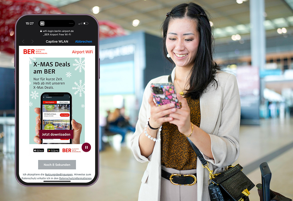 Exklusives Wifi-Sponsoring