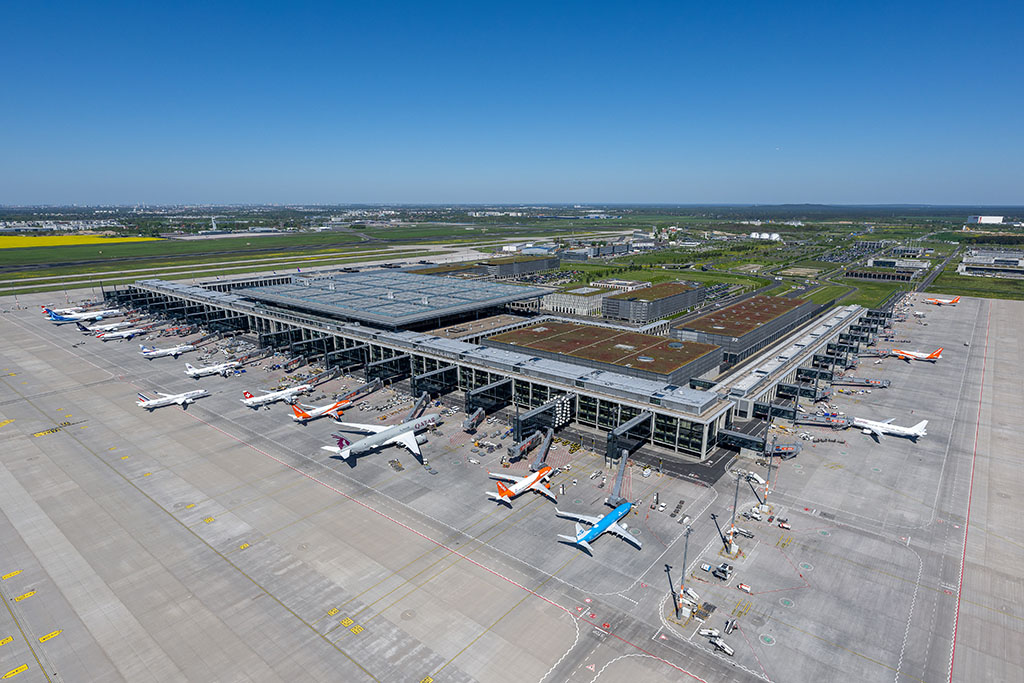 Luftbildflug rund um den Flughafen BER am 8. und 9. Mai 2023