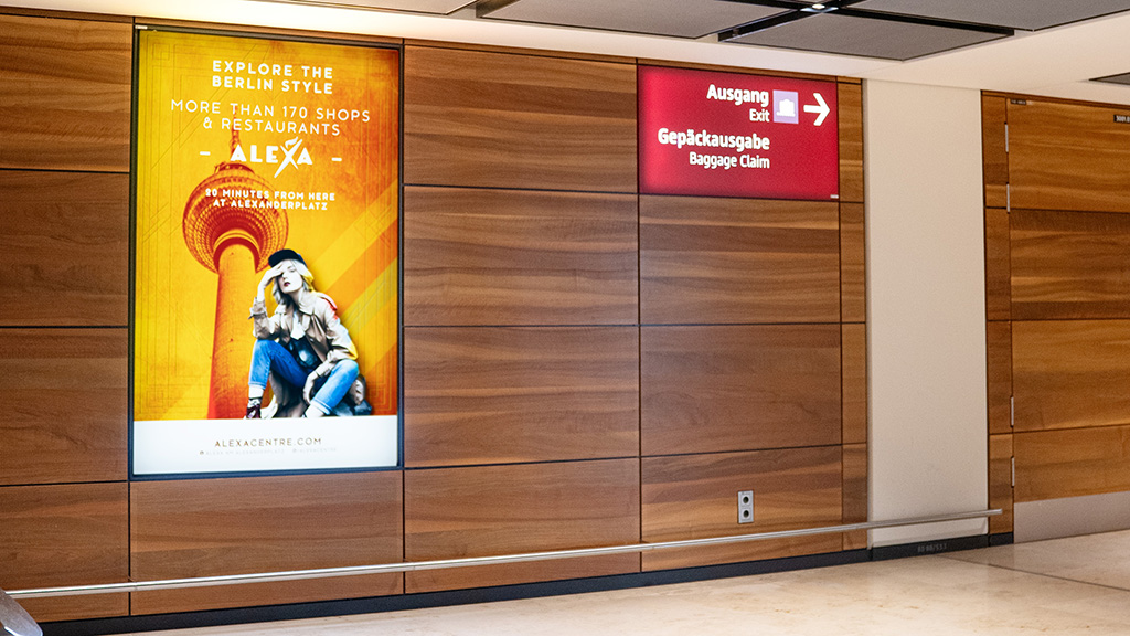 Poster Boxen Ankommergang BER