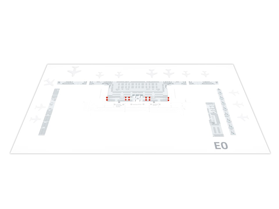 Lageplan Poster Vitrinen Abholerhalle