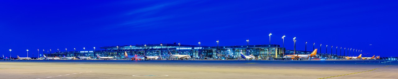 Vorfeld der Flughafens BER,  Juli/August 2025