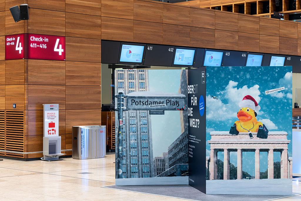 Promotion Points Check-in hall