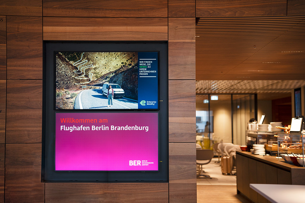 Digitales Loungenetz, Lounge Tempelhof, BER